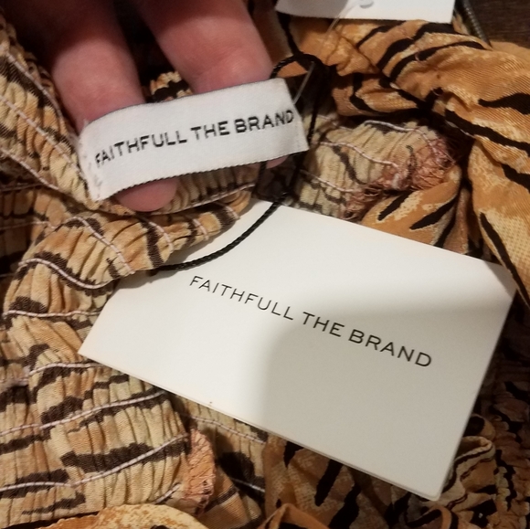 💥FAITHFULL THE BRAND. NWT. ANINAL PRINT MINI DRESS. SIZE  MEDIUM. - Picture 12 of 14